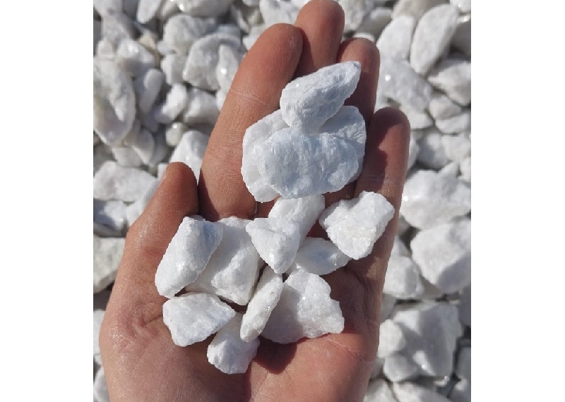 Piedra Partida Blanca de Marmol